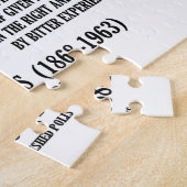 W.E.B. 民主政治のDubois理論 ジグソーパズル (側面)