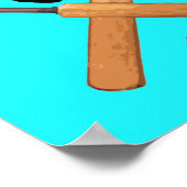 W Gグレースヴィンテージクリケット ポスター (角)