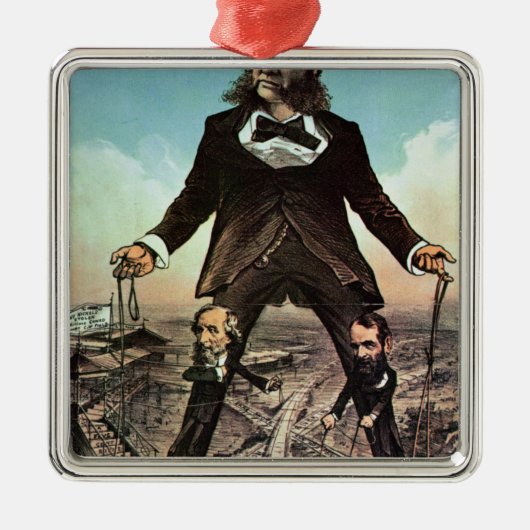 W.H. 「道の大国としてVanderbilt メタルオーナメント (正面)