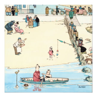 W Heath Robinsonによる「海辺の犯罪」 フォトプリント