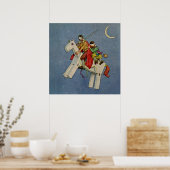 W Heath Robinson著「ドン・キホーテ」 ポスター (キッチン)