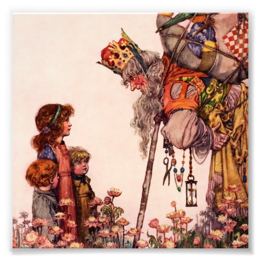 W Heath Robinson著「鉱山労働者をビル」 フォトプリント (正面)