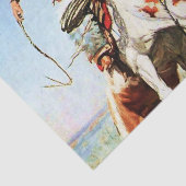 W Herbert Duntonによる「ブロンコライダー」 Western Art 薄葉紙 (詳細)