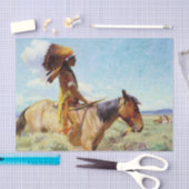 W Herbert Duntonによる「The Chief」西洋美術 薄葉紙 (クラフト)