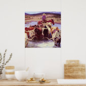 W Herbert Duntonの「オールド・テキサス州」 ポスター (キッチン)