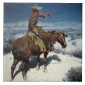 W Herbert Duntonの「孤独な夜」 タイル (正面)