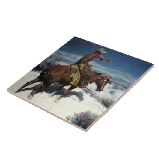 W Herbert Duntonの「孤独な夜」 タイル (側面)