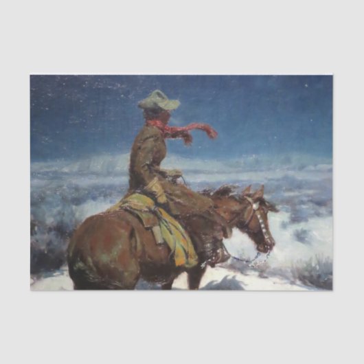 W Herbert Duntonの「孤独な夜」 薄葉紙 (正面)