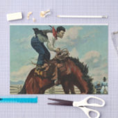 W Herbert Dunton著「Bruckert's Ranch」 薄葉紙 (クラフト)