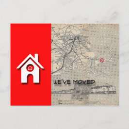 W House Map Replaceを自分のマップで移動した 案内ポストカード