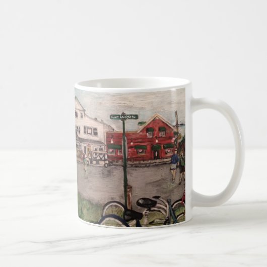 "W. Lakeshore Drive, Kelley's Island" Mug コーヒーマグカップ (右)