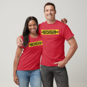 W MICHIGAN AVE ブラック ウエスタン ミシガン Tシャツ (ユニセックス)