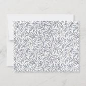 W. MORRIS WILLOW BOUGH LIGHT BLUE/GRAY NOTE CARD 招待状 (裏面)