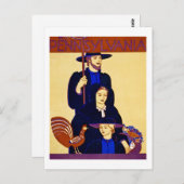 W.P.A.ペンシルバニア旅行ポスターヴィンテージ ポストカード (正面/裏面)