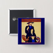 W.P.A. ペンシルバニア旅行ポスターヴィンテージ 缶バッジ (正面&裏面)