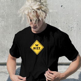 W rizz 米国警告サイン ミーム 面白い名言 tシャツ