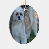 w/specialの写真のクリスマスツリーのオーナメントをカスタマイズ セラミックオーナメント (右)