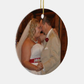 w/specialの写真のクリスマスツリーのオーナメントをカスタマイズ セラミックオーナメント (右)