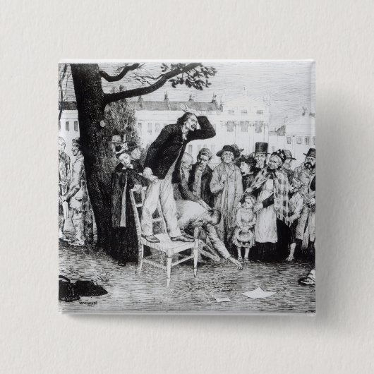 W.Strongによって刻まれる社会主義スピーカー1891年 缶バッジ (正面)