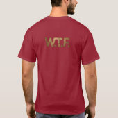 W.T.F. Wisdom Through Failure Tシャツ (裏面)