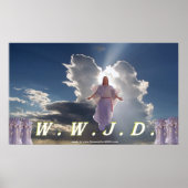 W.W.J.D. Poster Designed By TreasureForAllUSA.com ポスター (正面)