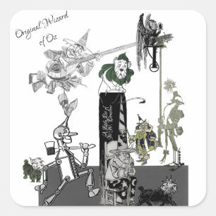 W.W. OZイラストのDenslowオリジナルウィザード スクエアシール
