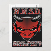 W.W.S.D.サタンはどうするだろう? ポストカード (正面/裏面)