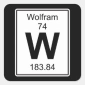 W - Wolfram スクエアシール (正面)