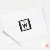 W - Wolfram スクエアシール (封筒)