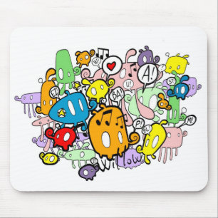 W ZAZZLE マウスパッド