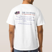 WAのブルースターの母。 Tシャツ (裏面)