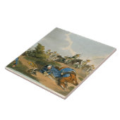 Waの戦いの彼の馬の下のBlucher王子 タイル (側面)