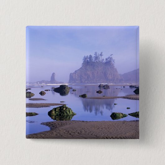 WAオリンピック国立公園第2ビーチ 缶バッジ (正面)