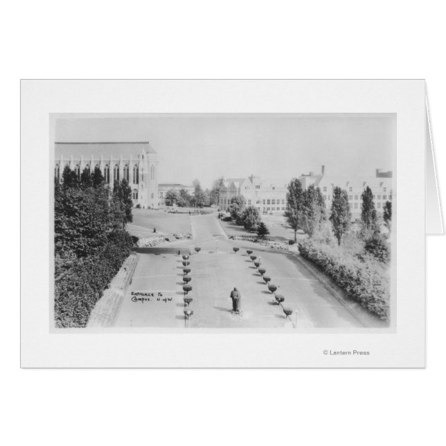 WAキャンパス入口の見解 (正面横)