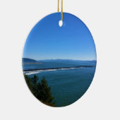 WAケープ失望ライトハウスからのビュー セラミックオーナメント (右)