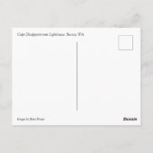 WAケープ失望ライトハウス ポストカード (裏面)