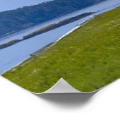 WAサンフアン島のキャトルポイントライトハウス ポスター (角)