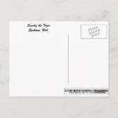 WAタイガースポケーンをスニーカー。 ポストカード (裏面)