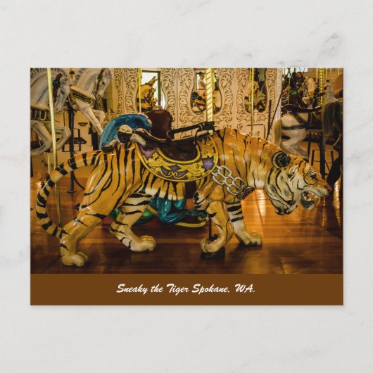 WAタイガースポケーンをスニーカー。 ポストカード (正面)