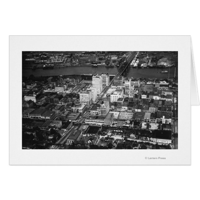 WAタコマ航空からビジネス街の景色 (正面横)