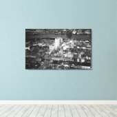 WAタコマ航空からビジネス街の景色 キャンバスプリント (インサイチュ (ウッドフロア))