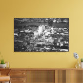 WAタコマ航空からビジネス街の景色 キャンバスプリント (インサイチュ (リビング))