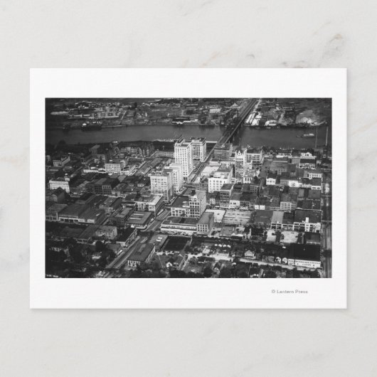WAタコマ航空からビジネス街の景色 ポストカード (正面)