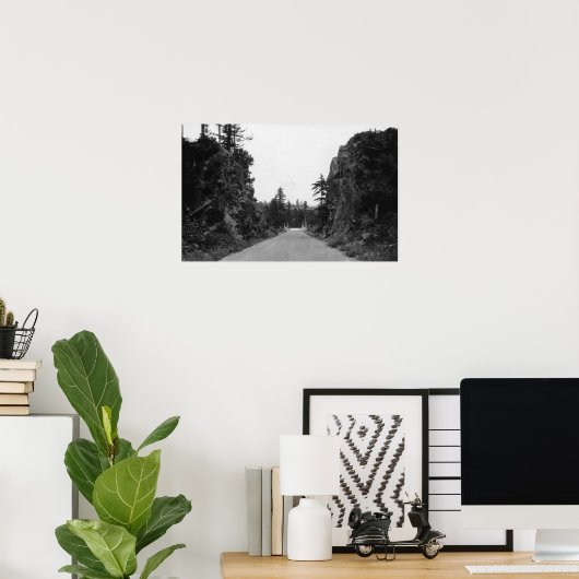 WAビュー北岸高速道路Stevenson Pass ポスター (ホームオフィス)