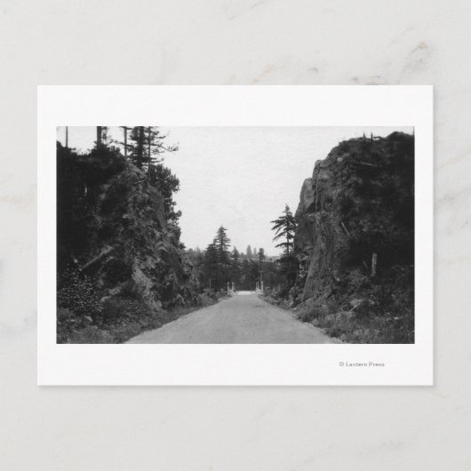 WAビュー北岸高速道路Stevenson Pass ポストカード (正面)