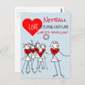 WAプレーヤークリップアートとネットボやる気を起こさせるール引用文 ポストカード (正面/裏面)