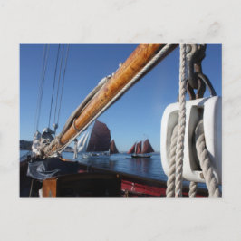 WA木製ボートのタンバークセイルズフェスティバル ポストカード