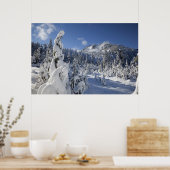 WA、アルパインレイクスウィルダネス、雪湖流域 ポスター (キッチン)