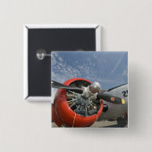 WA、アーリントン、アーリントンはえの、第二次世界大戦7 缶バッジ (正面&裏面)