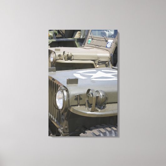 WA，アーリントン，アーリントン・フライイン，第二次世界大戦4 キャンバスプリント (正面)